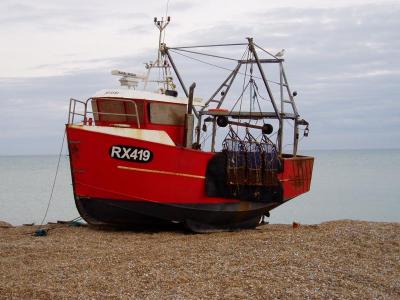 Red Fishing Boat