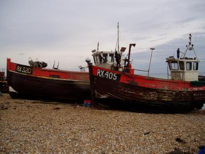 Wood Fishing Boats