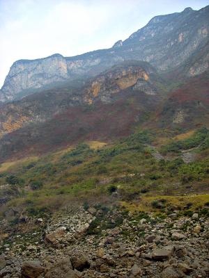 Landscape along Wu Gorge
