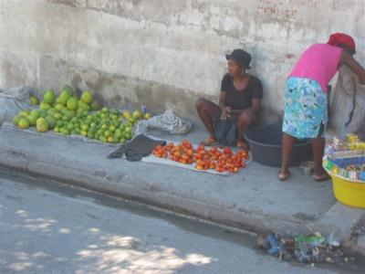 veggie markets on the street