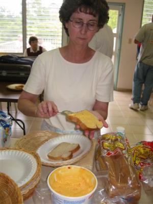 home made pimento cheese that Joan brought with her