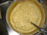 breakfast on Wed morning, cream of corn.......it was horrible tasting (Jean said it taste like wall paper paste)
