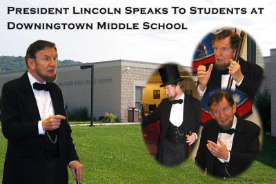 President Lincoln Visits School