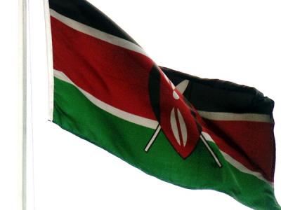 The flag of the Republic of Kenya