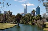Perth is a livable city of parks, this one, The Narrows Open Space, is between downtown and Kings Park