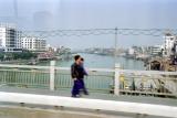 Crossing a tributary of the Pearl River (Zhujiang) at Dongguan enroute to Guangzhou (Canton)