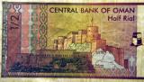 Nakhl Fort on an Omani half rial note