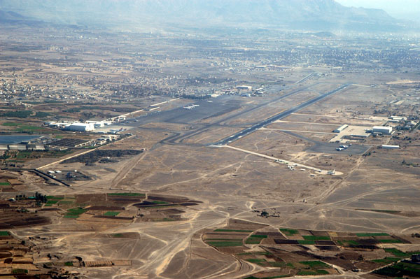 Sanaa Airport from the northwest