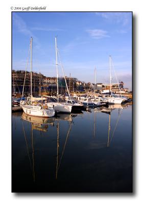 boats - reflection - Portishead marina.jpg