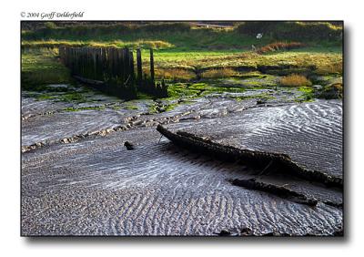 mud banks of severn at Portishead pier (Marina exit) copy.jpg