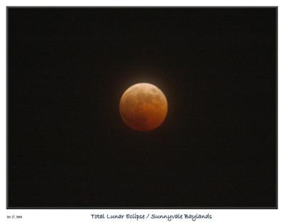 Lunar Eclipse in Totality