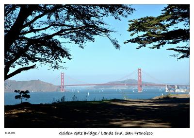 Golden Gate Bridge from Lands End