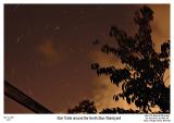 Star Trails around the North Star