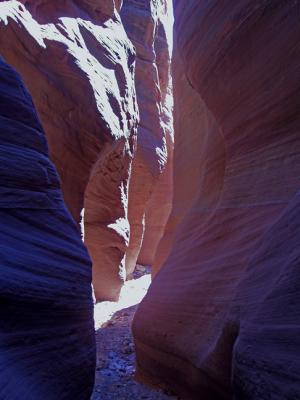 Slot canyon in Buckskin Gulch Utah