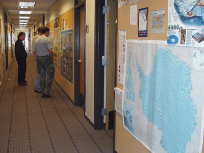 The halls of the USGS