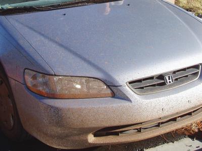 Tom's car screams for a wash