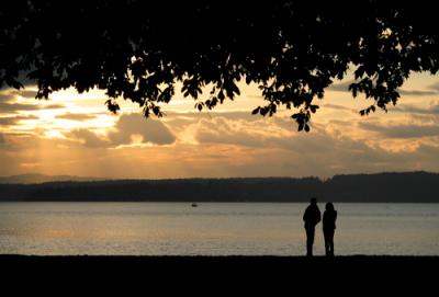 Romantic sunset