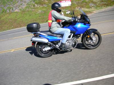 Bill on his VStrom