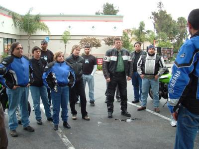 Pre-ride safety talk