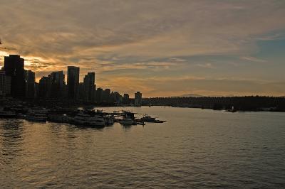 Vancouver Sunset from Canada Place