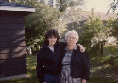 1985 - With Grandma