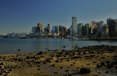 Vancouver at Low Tide