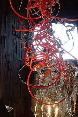 Orange Tube Sculpture