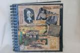 Art Journal- Front (collaged and embossed)