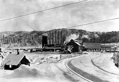 Saw Mill in the Winter, 1906