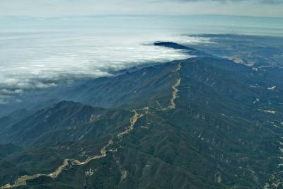 Marine layer, California coast