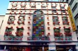 Tekstil (Silk) Shop decorated for the Chinese New Year