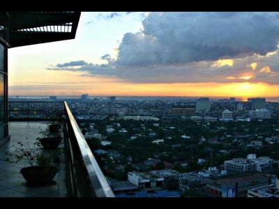 The view from our balcony