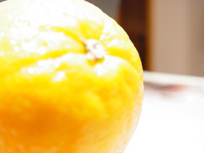 O is for Out-of-focus, Overexposed Orange