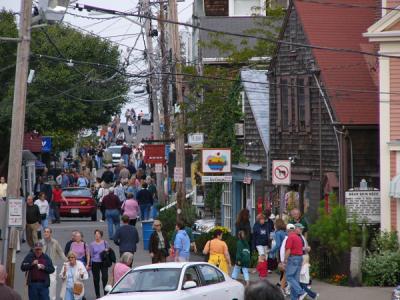 Rockport Mass. from bearskin Neck-ugly wires