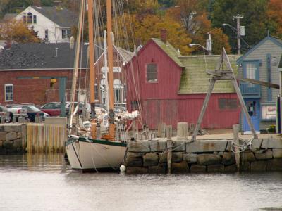 Motif #1 and boat-Rockport, Mass.