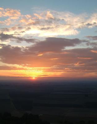 Sunrise from Parador de Carmona