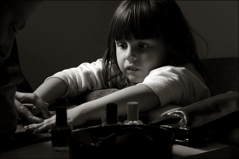 Manicure  in the Dark