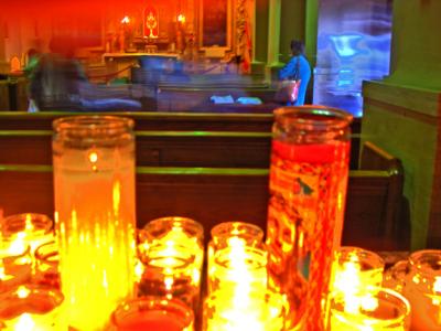 Votive Candles in the Church