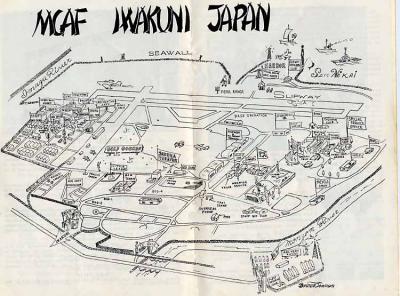 MCAF Iwakuni map