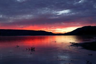 Big Bear Sunset On Ice 3