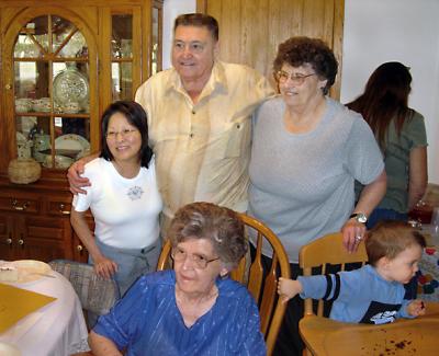 Carol, Rudy, Dee, and Mary