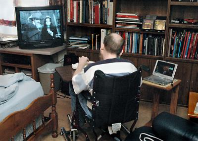 Wheelchair, snacks and more TV