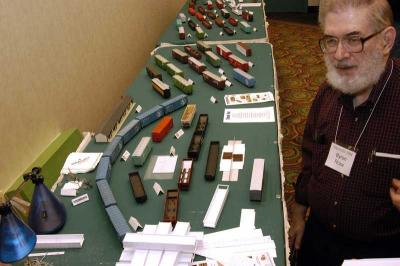 RPA Byron Rose looking over the Modelers Choice Display