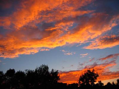 Local sunset