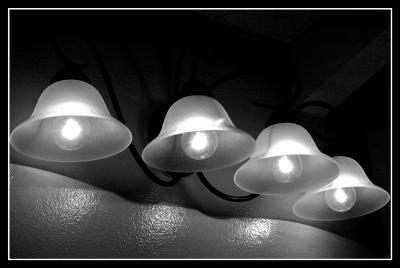 The lamps over my kitchen sink