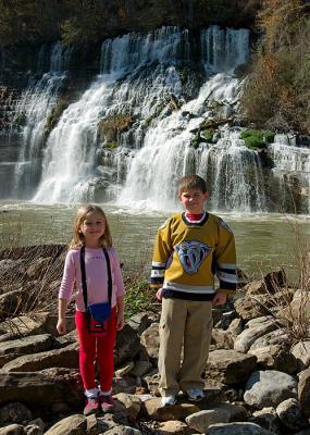 Rock Island State Park's Twin Falls with the Kids