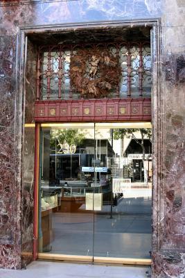 Door of Former Bank