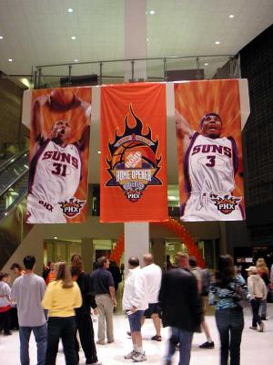 Home opener banners