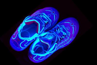 11/22/04 - Black Light Sneakers