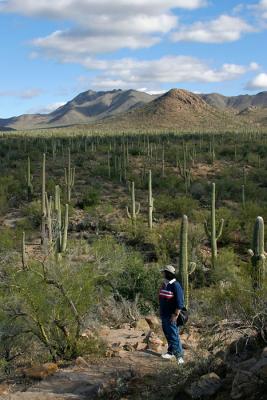 Debby Among The Cacti